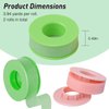 Lash Tape for Eyelash Extensions, Silicone Gel Tape for Lash Extensions Adhesive Micropore Medical Tape for Lash Supplies, Makeup, Sensitive Skin (2 Rolls x 7.9 Yards, Pink)