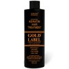 Gold Label Brazilian Keratin Hair Treatment Straightening works on All Hair Types Incl Coarse Thick Dry Frizzy Curly Bleached Dominican Brazilian Indian Strong formula Hair 240ml