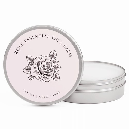 benatu Essential Oil Body Butter, Scented Massage Balm with Vitamin E, Dry Skin Care Moisturizer for Women and Men, Blends of of Rose, Cedar, Ylang Ylang, Patchouli Oil - 3.53 oz