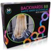 FRAMAR Backwards Bib Disposable Capes Salon, Protects Clients, Salon Chair & Salon Cape from Hair Dye, Disposable salon capes for clients, Barber Cape & Hair Cutting Cape – 50 bibs
