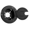 Halotronics RV 4 1/4-inch Round Electrical Cable Hatch for 30 Amp Cords (Black)