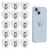 Qianyu 16 Pcs Cell Phone Ring Holder Grips 360°Rotation Finger Ring Stand Heart Cute Universal Adhesive Metal Hook Kickstand for DIY Sticky Cell Case Pad Charms Tablet Hanging Supplies Accessories