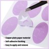 GEUUFEA 4 Sheets Eyeliner Stencil Stickers, Star Eye Winged and Smokey Eyeshadow Applicators Shaper Tool, Makeup Stencils Stickers for All Eye Shapes