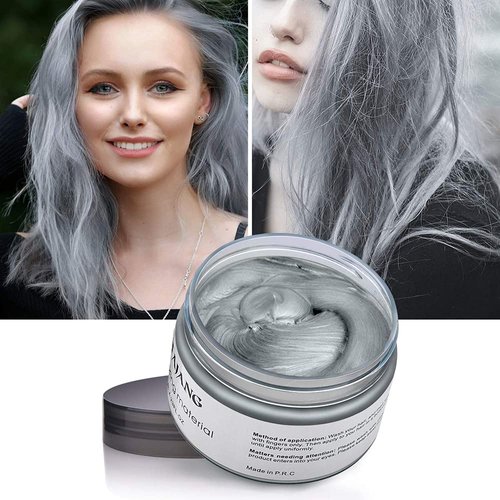 9 types of multi-color temporary styling hair wax，Temporary Hairstyle Cream 4.23 oz, Hair Pomades...