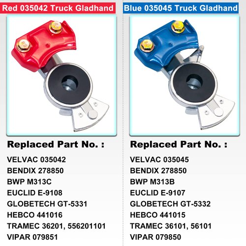 boeray 4 pcs Semi Truck Trailer Airlines Air Hose Emergency Brake Glad Hand Set Gladhand Grips