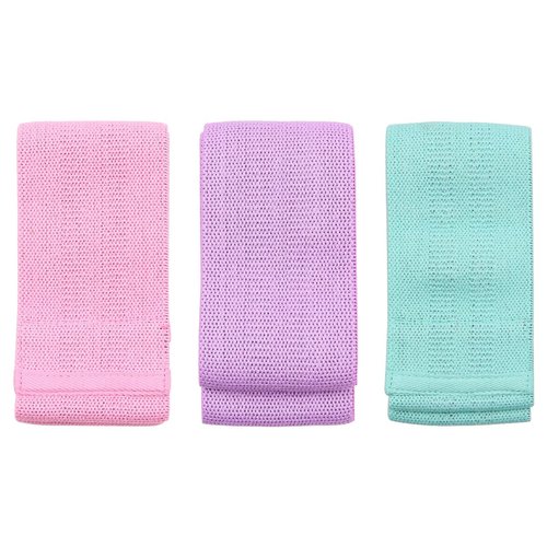 NUZAMAS Set of 3 Resistance Bands Exercise Resistance Bands for Legs and Butt Squat Booty Bands Workout Fabric Non-Slip Gym Equipment Set for Women Men