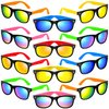 GIFTINBOX Kids Sunglasses Bulk, 12 Pack Kids Sunglasses Party Favors, Neon Sunglasses with UV 400 Protection for Kids Boys and Girls, Pool Party Favors, Children's day Gift for Kids Age 3-6