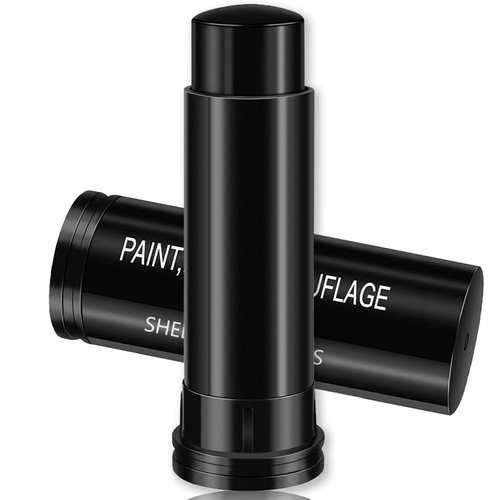 Yrarbil Eye Stick (Black) for Sports, Easy to Color Black Face Makeup Body Paint Eye Stick Football/Baseball/Softball/Lacrosse Cosplay Makeup Accessories (1 Pcs)