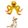 Octopus Squeaky Dog Toy Natural Rubber (Latex) Lead-Free Chemical-Free Complies with Same Safety Standards as Baby Toys Soft Squeaky Puppy Toy Small Breeds (Medium)