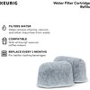 Keurig Water Filter Refill Cartridges, Replacement Water Filter Cartridges, Compatible with 2.0 K-Cup Pod Coffee Makers, 2 Count