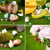 Skylety 100 Pcs Mini Resin Animals Tiny Miniature Animals Mini Animals Figures Tiny Resin Trinkets Marine Aquarium Ornaments Dollhouse Decorations for DIY Tank Potted Garden Landscape Accessory