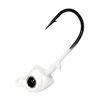 Reaction Tackle Tungsten Swimbait Jig Heads - 3D Realistic Eyes Attract Bass and More- Swim Bait Jig Head for use with Freshwater or Saltwater Fishing (5-Pack) - 1/4oz - White