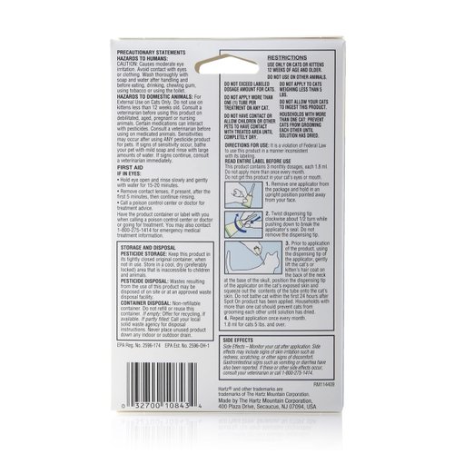 Hartz UltraGuard Pro Topical Flea & Tick Prevention for Cats and Kittens - 3 Monthly Treatments