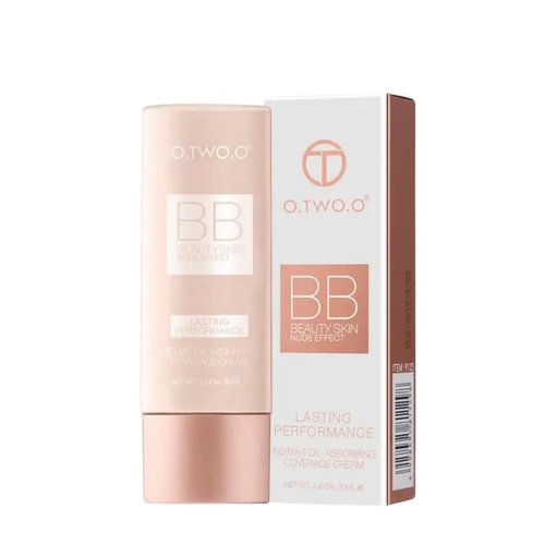Lasting Performance BB Beauty Skin: Nude Effect Lightweight BB Liquid Foundation Cream, for All Skin Types – color: #21 (Porcelain), 1 oz