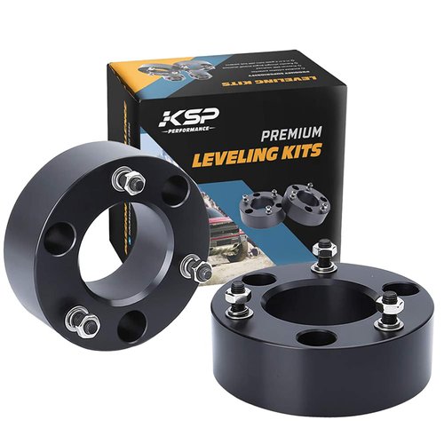KSP 3" Front Leveling Kits for Silverado 1500 2WD/4WD 2007-2019, Sierra 2WD/4WD 2007-2019, 3 Inch Suspension Strut Spacers Lift Kits for Pickup with 6 Lug