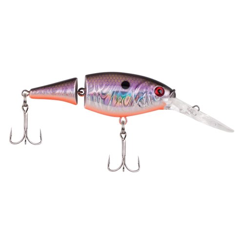 Berkley Flicker Shad Jointed Fishing Lure, Slick Smelt, 1/3 oz, 2 3/4in | 7cm Crankbaits, Size, Profile and Dive Depth Imitates Real Shad, Equipped with Fusion19 Hook
