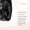 Gimme Beauty - Premium Hair Cap for Shower with Water Repellent Technology - Sleek, Minimalist Design - Silicone Leak Proof Lining - Fast Drying Shower Cap for Women - Black (1 Count)