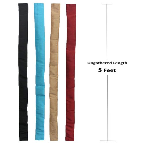 Urbanest Burlap Chandelier Chain Cord Cover, 5-feet Long, Denim Blue