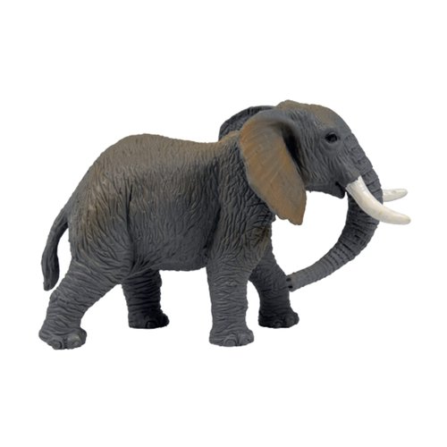 Deluxebase Mini Animal Adventure Replicas - Elephant from Hand Painted Realistic Elephant Figure....