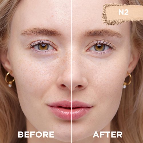 L'Oreal Paris True Match Super Blendable Oil Free Powder Foundation, N2 Light, 0.33 oz, Packaging May Vary