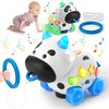 Baby Toys 6-12-18 Months, Musical Cow Toy 1 Year Old Boy Girl Birthday Gifts, Bilingual Educational Learning Toddler Toys for 1 Year Old, 6 7 8 9 10 12 Months Old Crawl Walk Baby Toy