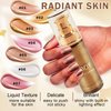 Body Shimmer Oil Body Glitter,Bronzer Body Glow Oil Moisturizing Shimmer Body Lotion Waterproof Liquid Highlighter Makeup-103 Glistening Bronze