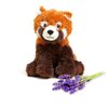 Warmies Microwavable & Weighted Stuffed Animals, Red Panda - Heated Stuffed Animal Plushie for Warmth & Comfort - Cute Soft Plush Toys for Adults & Children (Boys, Girls, Babies & Toddlers)