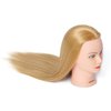 Training Head 26"-28" Mannequin Head Synthetic Fiber Cosmetology Doll Head Hair Styling Manikin Braiding Head Hairdresser Training Model for Cutting Braiding Practice with Clamp (92018W2720)