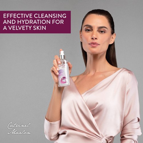 GEROVITAL EVOLUTION Micellar Water with Hyaluronic Acid, Facial Cleanser, Hydrating Makeup Remover, with Anti-Aging Super-Enzyme Superoxide Dismutase SOD, 150 ml