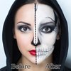 Go Ho White Face Paint,Oil Based Waterproof Cream White Face Paint Stick,White Face Body Paint for Halloween Cosplay Zombie Skeleton Clown Goth Makeup