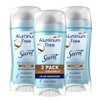 Secret Aluminum Free Deodorant for Women, 48hr Odor Protection, Free of Parabens Dyes Talc & Baking Soda, Coconut Scent, 2.4 oz (Pack Of 3)
