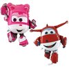 Toyland® Pack of 2 Super Wings Shaped Foil Balloons - Dizzy The Pink and Jett Airplane - Children's Party Decorations