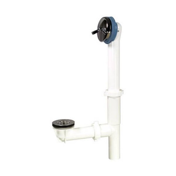 plumb pak corporation 64w-k White, Plastic Trip Lever Bath Drain Assembly