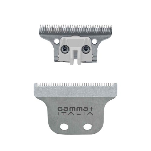 GAMMA+ Replacement Stainless Steel Fixed Blade Set with Stainless Steel Deep Tooth Cutter Trimmer Blade Set