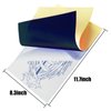 SOTICA 25PCS Tattoo Transfer Paper, Tattoo Stencil Papers Tracing Papers 4 Layer Premium Thermal Stencil Paper Tracing Paper for Makeup Printer Supplies(8.3×11.7inch)