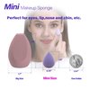 Snowflakes Mini Beauty Makeup Sponge Blender for Detailed Application Around the Eyes and Other Areas, 6 pcs, Latex Free, Small Makeup Sponges Under Eyes