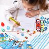 240PCS Winter Stationery Set for Kids Christmas Stationery Party Favors Snowflake Stationery Kit Snowman School Supplies Classroom Gifts Exchange Include Pencils Erasers Stickers Stamps Notebooks