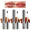 Bekoeen 3PCS Peel Off Lip Liner, Lip Liner Tattoo Peel Off,Brown Long Lasting Lip Liner Stain,Matte Tattoo Lip Liner Stain Peel Off,Infused with Hyaluronic Acid & Vitamin E