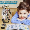 PeachLeaf Space Astronaut Building Kit Toys, Puzzle Educational Toy Engineering STEM Spaceman Exploration Building Blocks DIY Model for Adults and Boy Girls Age 8+