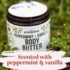 Better Shea Butter Whipped Body Butter for Women - PEPPERMINT VANILLA Body Lotion - Whipped Body Cream for Dry Skin - Paraben-Free, Non-Greasy Body Cream - Vanilla Peppermint Body Butter 8 oz