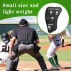 Watayo 2 Pcs 4 Wheel Baseball Umpire Clicker -Black Umpire Indicator Gear -Practical Baseball Counter Clicker for Scorekeeper Recording Outs & Innings Balls