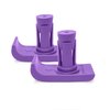 Top Glides Flexfit Universal Walker Ski Glides - Purple - 1 Pair