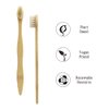 N-amboo Bamboo Toothbrush Boar Bristles 100% Biodegradable and Natural 8 Pieces of One Pack