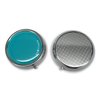 GOPILLABLE Pill Box Pill CASE for Pocket OR Purse Teal Design Pill Organizer for Travel Small Pill Box/Pill case