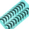 APCYUST Mink Lashes Wispy Eyelashes Natural Fake Lash Pack Fluffy Lashes False Short Strips Eyelash 3D Cat Eye Pestañas Cluster Set that Looks Like Extensions for Daily Makeup (Hybrid+Wispy Lash)