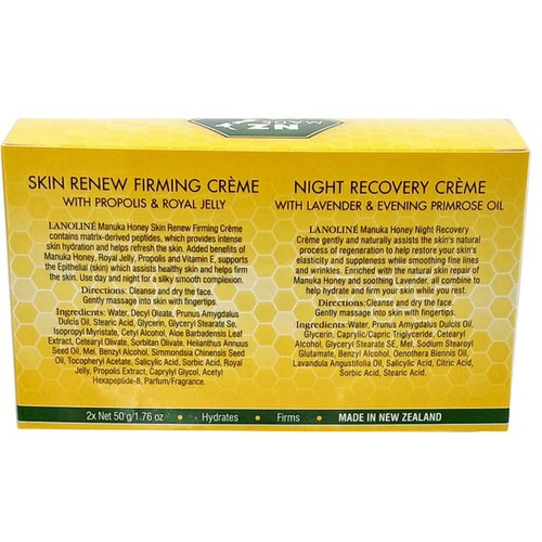 Lanoline Manuka Honey Skin Renew Firming Cream and Night Recovery Cream Set of 2 Products