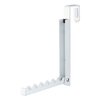 Yamazaki Home 7161 Over The Door Alloy Steel Hooks - Folding Hanging Coat Rack
