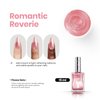 Beetles 1Pcs 15ml Pink Rose Pearl Nail Polish-Fast Drying & Long Lasting Nail Polish Romantic Reverie Nail Lacquer Shimmer Art Effect for Nail Salon-Quality Results