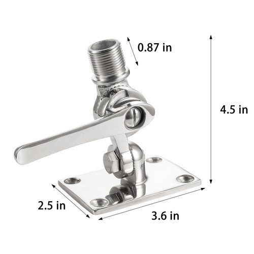 Heavy Duty High Strength Stainless Steel Marine-Grade Adjustable Fixed Mount for 2024 Version Starlink Mini Antenna, Specialized Perfect for Installation on Boats, Yachts, Sailboats, Eifagur