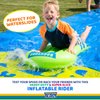 Backyard Blast Rider, Inflatable Body Board Slide Rider and Pool Float Toy, Lime Green